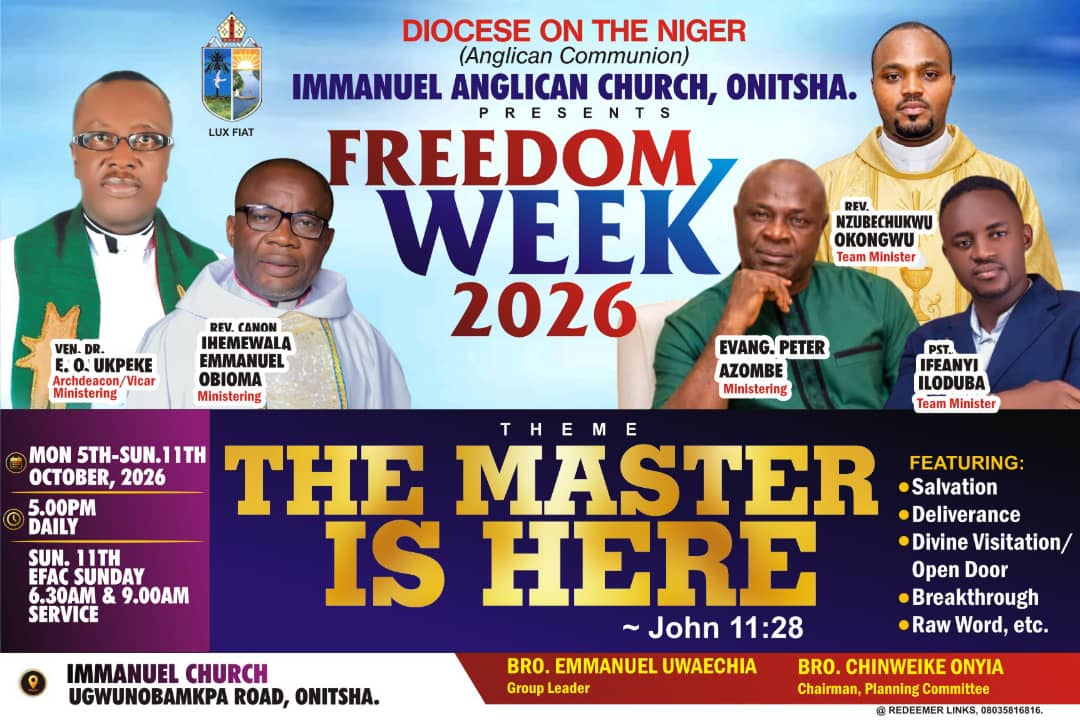 Immanuel Church Ugwunobamkpa Road, Onitsha Freedom Week 2026.