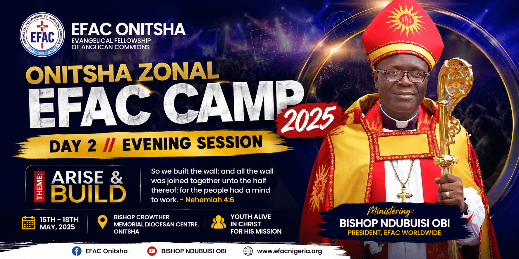 Efac Camp 2025 Morning Session by Bishop Ndubuisi Obi